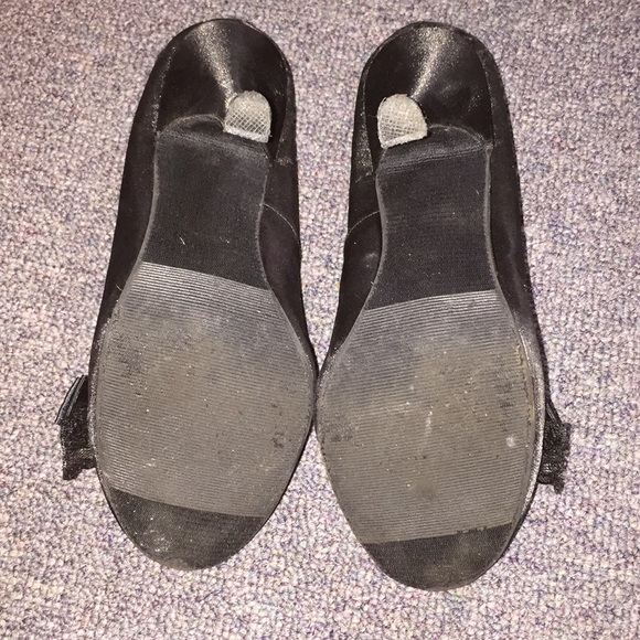 Deb black bow heels 6 - Picture 2 of 2